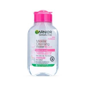 Garnier Skin Active Micellar Cleansing Water 100ml – Gentle Makeup Remover & Face Cleanser