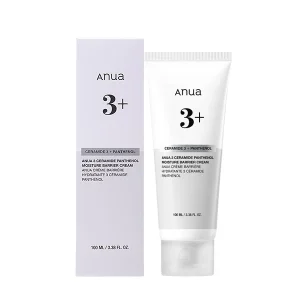 ANUA 3 Ceramide Panthenol Moisture Barrier Cream 100ml – Hydrating & Skin Barrier Repair Cream